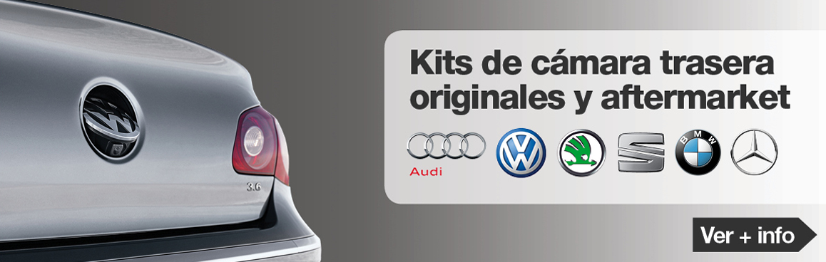 Kits de cámara trasera originales y aftermarket